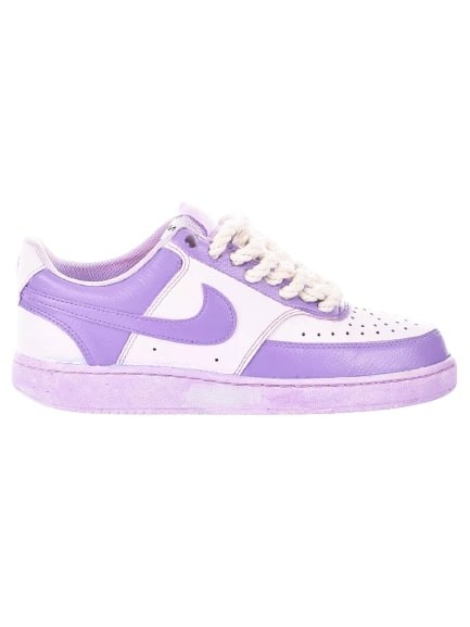 Nike Violet Court Vision Sneakers In Purple