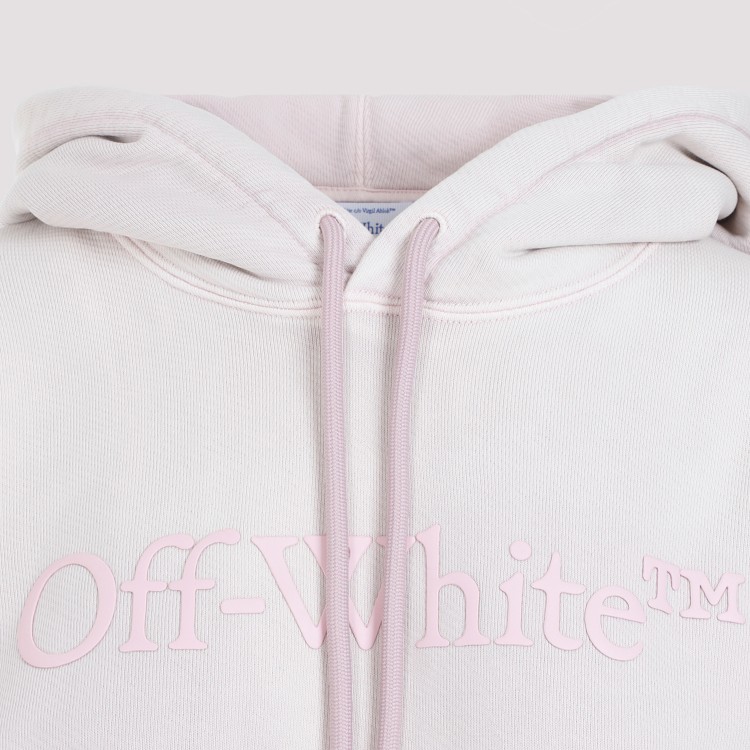 Shop Off-white Laundry Pink Cotton Over Hoodie In White