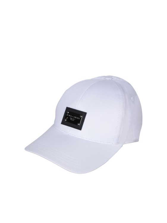 Shop Dolce & Gabbana Cotton Hat In White