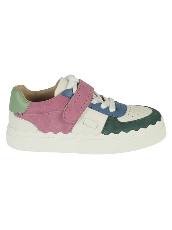 Chloé Panelled Touch-strap Sneakers In Multicolor