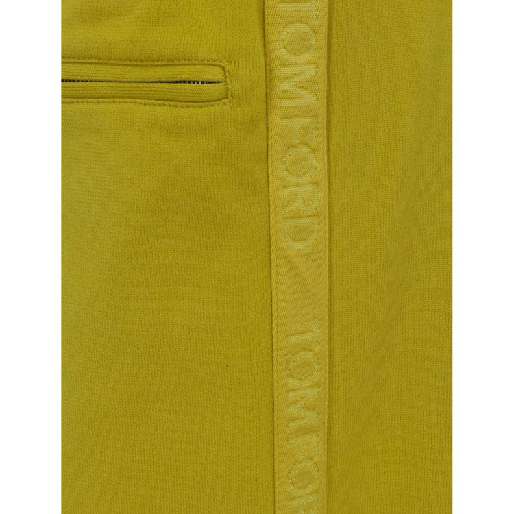 Shop Tom Ford Green Logo Pants
