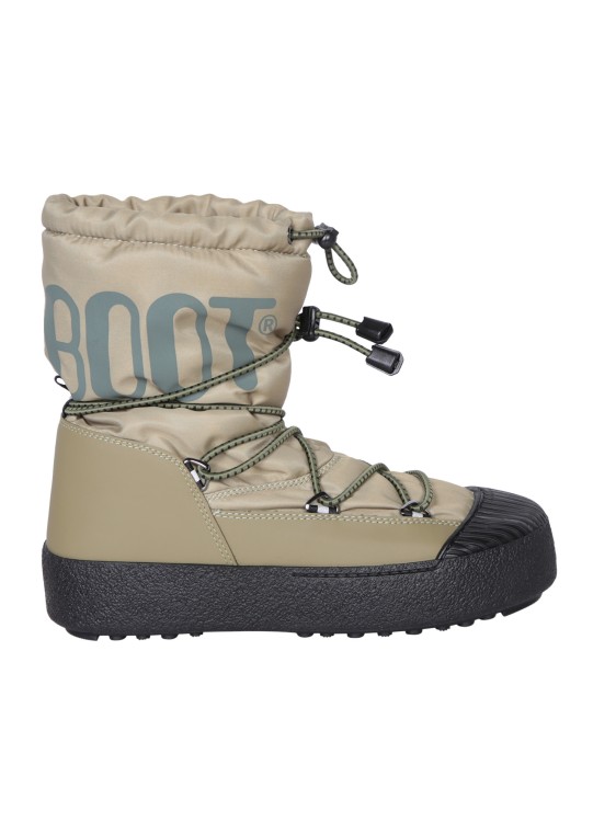 Moonboot Side Logo Ankle Boot In Neutrals