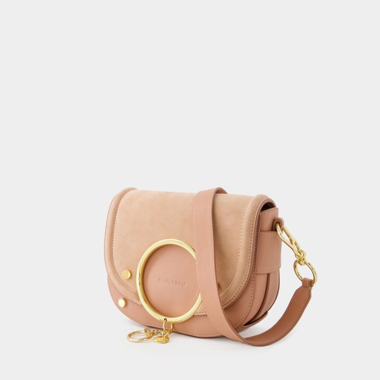 Shop See By Chloé Mara Crossbody - Leather - Coffee Pink In Neutrals
