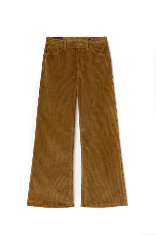 Dondup Brown Flared Leg Jeans In Brown