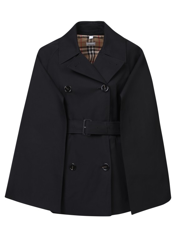 BURBERRY BLACK TRENCH COATS