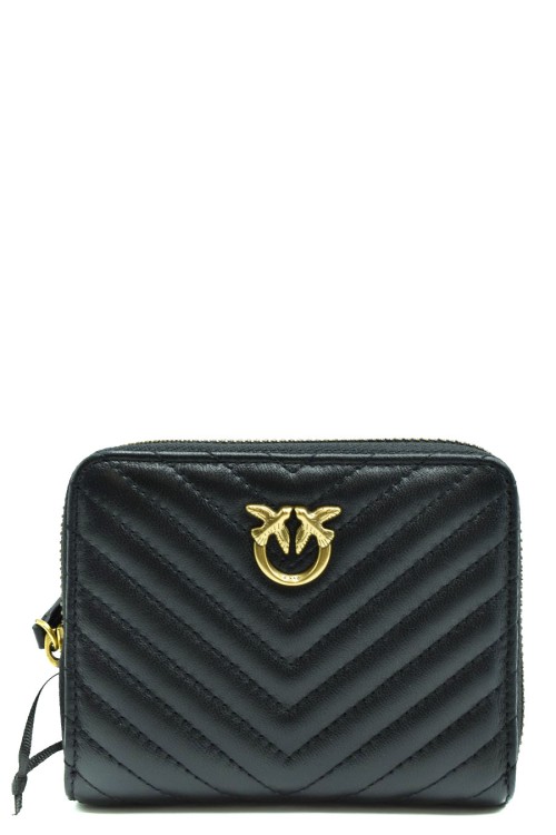Pinko Black Quilted Wallet