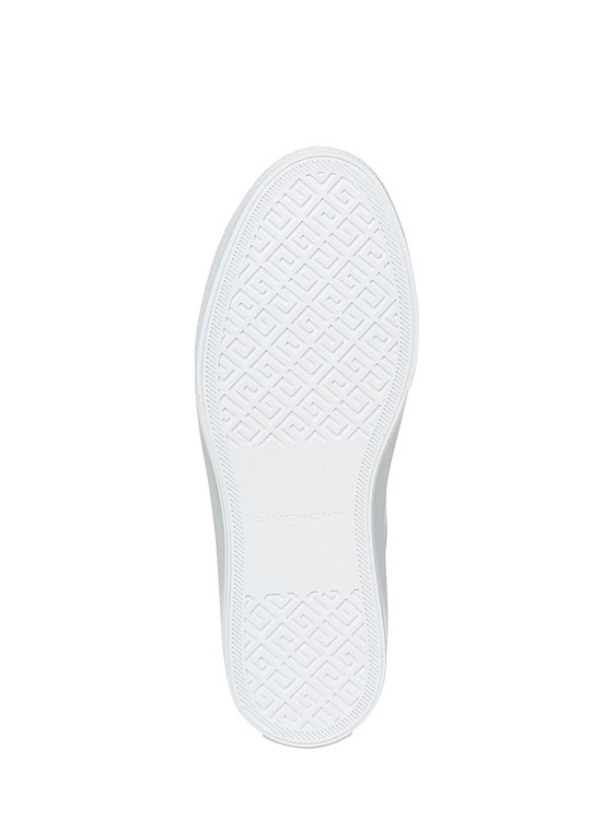 Shop Givenchy Low-top White Calf Leather Sneakers