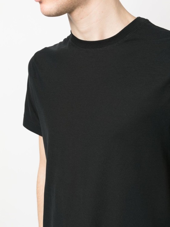 Shop Zanone Crew-neck T-shirts In Black