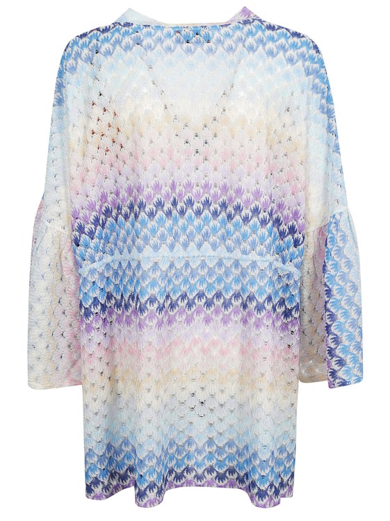 Shop Missoni Multicolour Knitted Dress In White