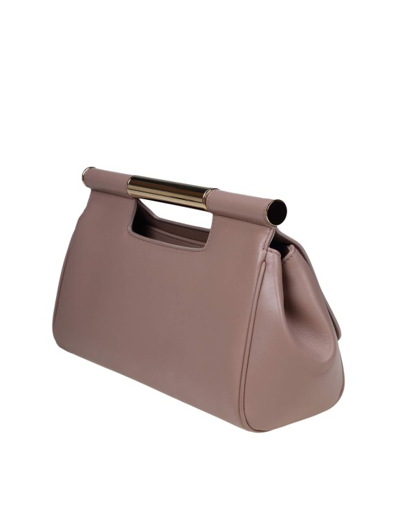 Shop Dolce & Gabbana Beige Leather Clutch Bag In Brown