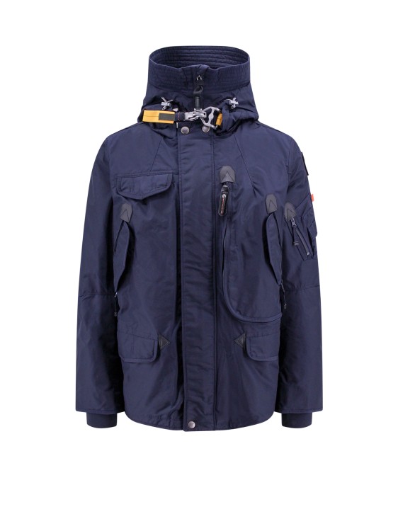 Parajumpers Nylon Jacket With Removable Padding In Azul
