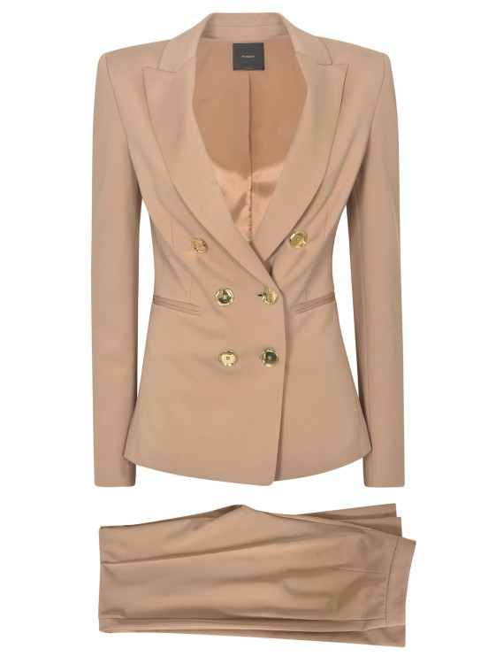 Shop Pinko Tailored Suit In Brown