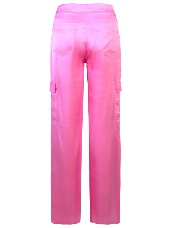 Shop Chiara Ferragni Viscose Fuchsia Pants In Pink