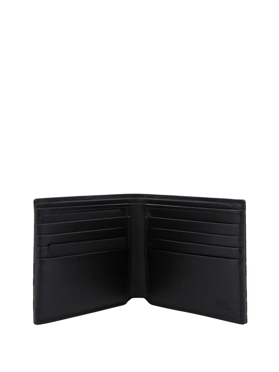 Shop Fendi Ff Fabric Wallet In Black