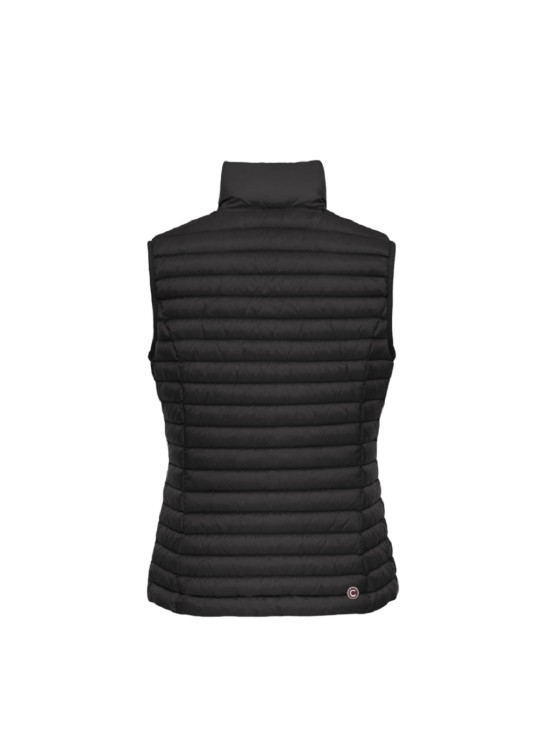 Shop Colmar Originals Black Sleeveless Jacket In Ultralight Recycled Fabric Jacket