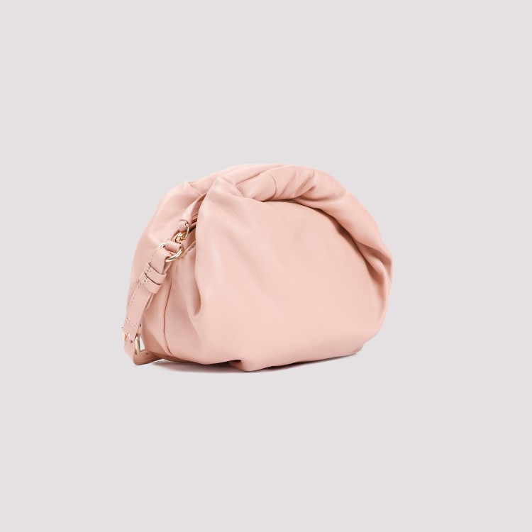 Shop Dries Van Noten Pink Nappa Leather Twist Bag