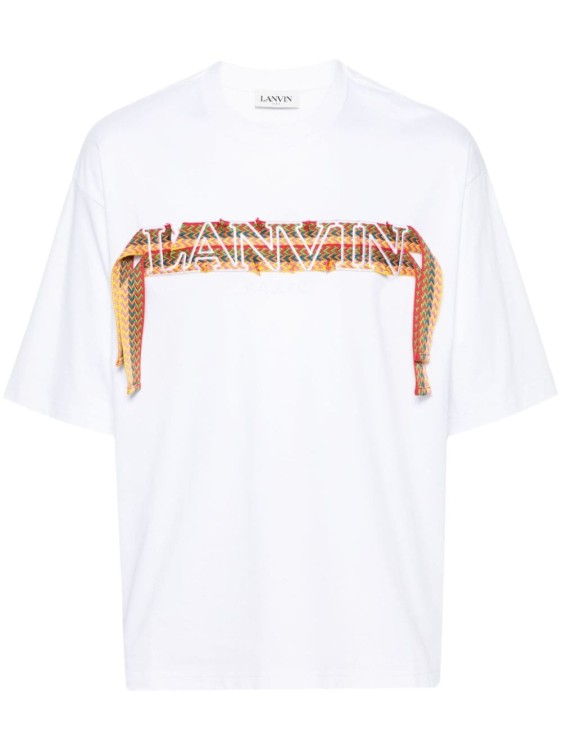 Lanvin Curblace Oversized T-shirt In White