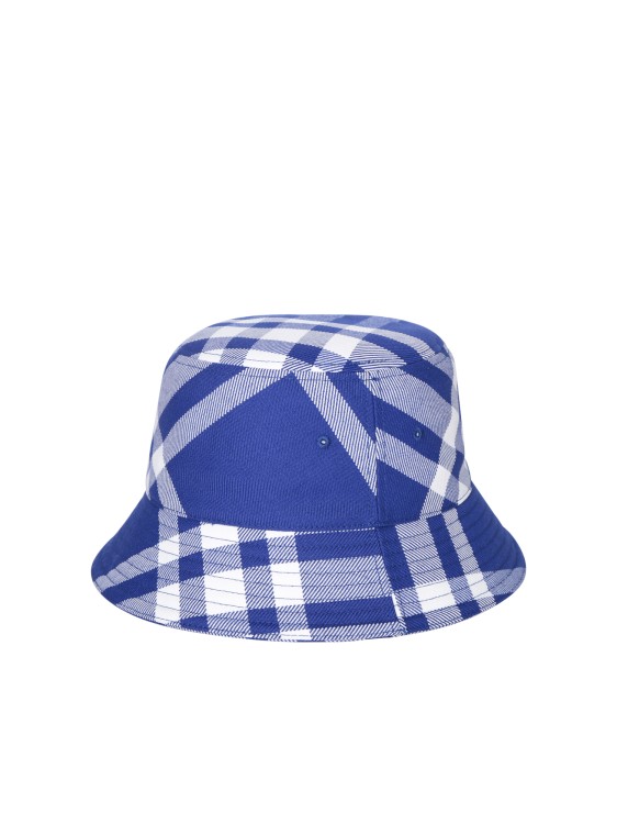 Shop Burberry Wool-blend Hat In Blue