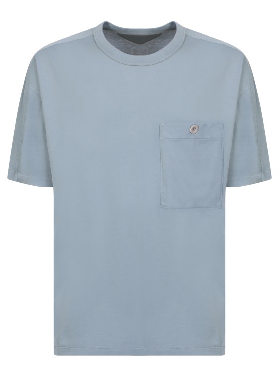 Shop Ten C Chest Patch Pocket Light Blue T-shirt