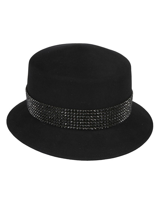 Shop Maison Michel Fedora Hat In Black