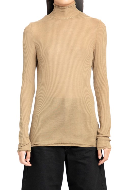 LEMAIRE SEAMLESS LS HIGH NECK TOP