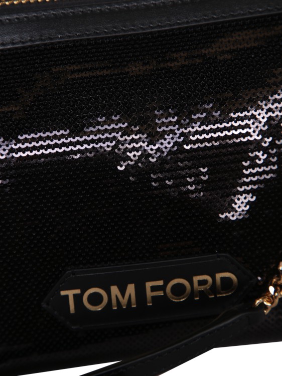 Shop Tom Ford Frontal Logo Tote Bag In Black