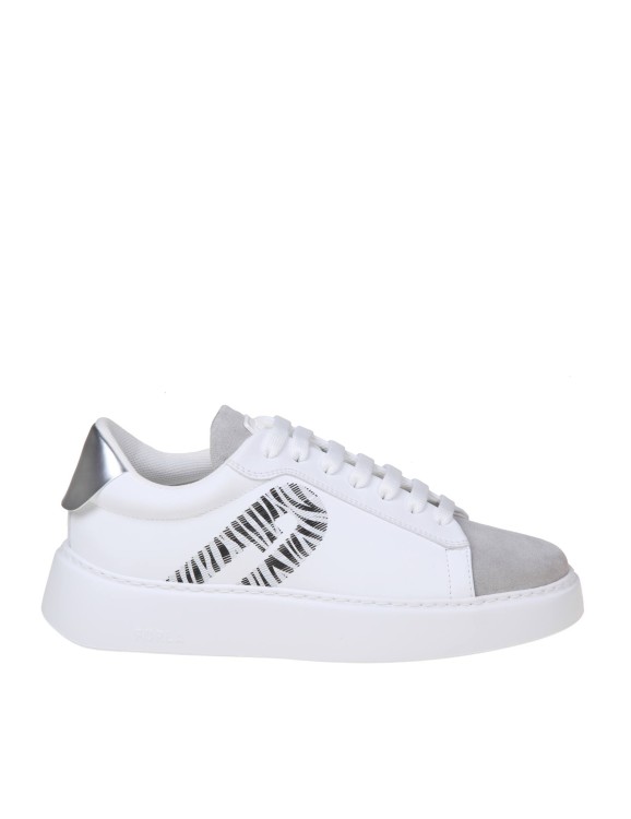 Shop Furla Sports Sneakers In White Leather