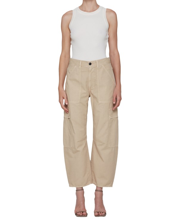 Shop Citizens Of Humanity Marcelle Cargo Pants In Neutrals