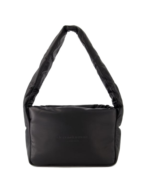 Shop Alexander Wang Ryan Puff Small Bag - Leather - Black