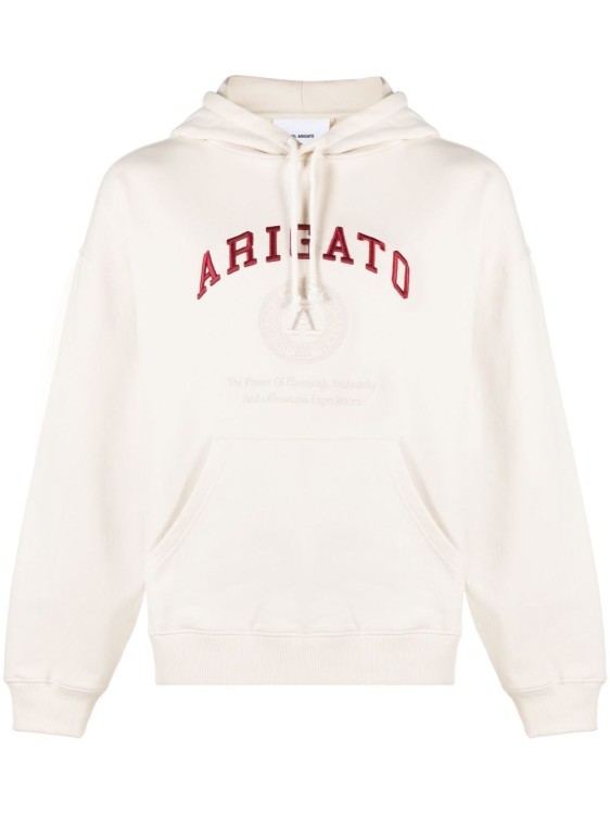 Shop Axel Arigato Arigato University Hoodie In White
