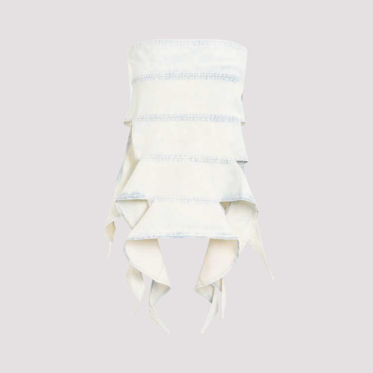 Shop Y/project Snow White Wash Cotton Bug Denim Top