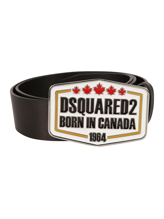 Shop Dsquared2 Black Leather Belt