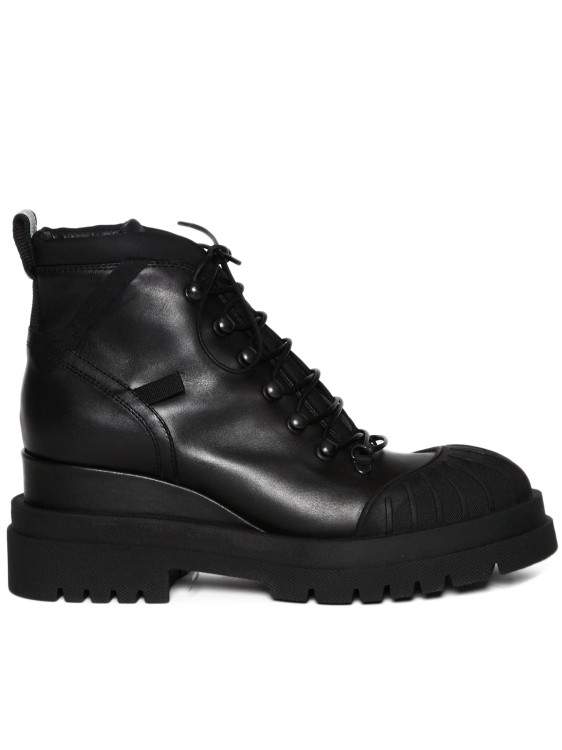 Premiata Polish Black Leather Boots