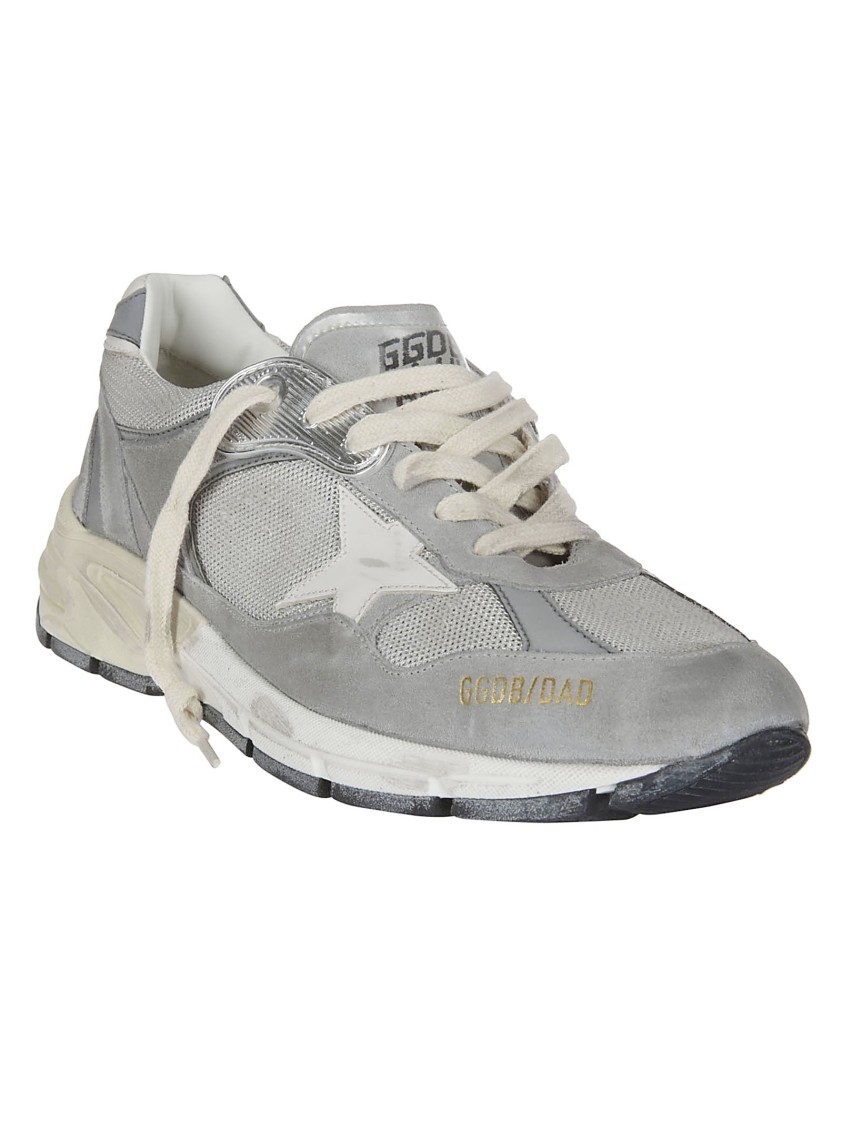 Golden Goose Dad-star Running Trainers In Grey