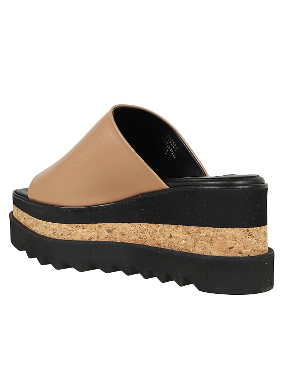 Shop Stella Mccartney Sneak-elyse Platform Sandals In Brown