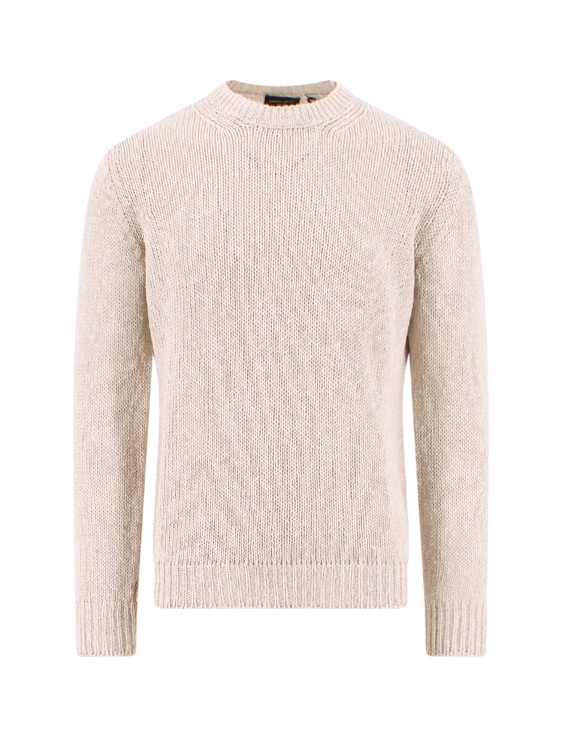 Shop Roberto Collina Cotton And Linen Sweater In Neutrals