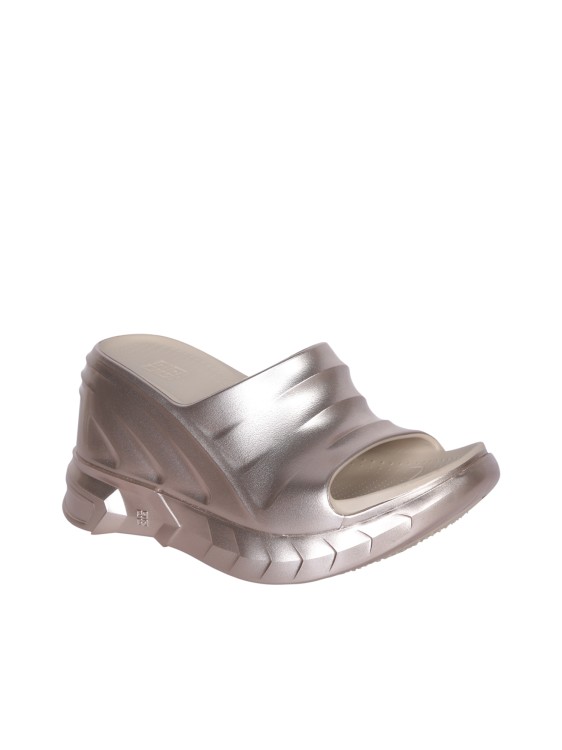 Shop Givenchy Rubber Sandals In White