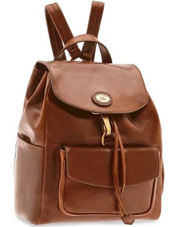The Bridge Brown Leather Backpack
