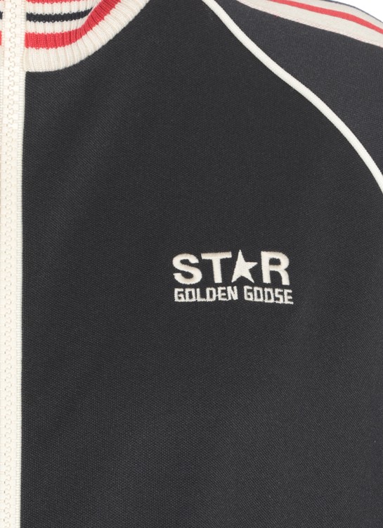 Shop Golden Goose Sweatshirt With Logo In Black