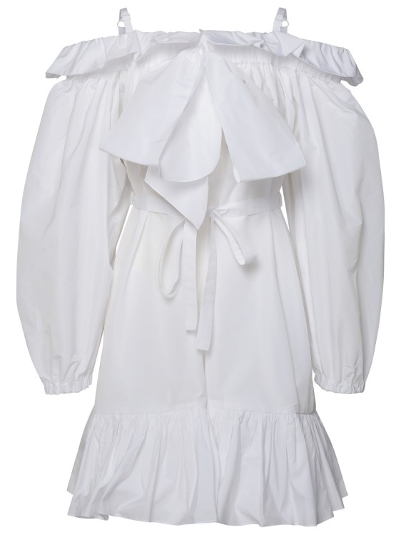 Shop Patou White Polyester Dress