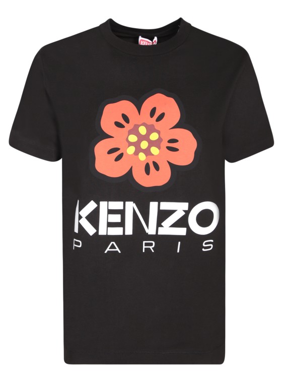 Shop Kenzo Boke Flower Print T-shirt In Black