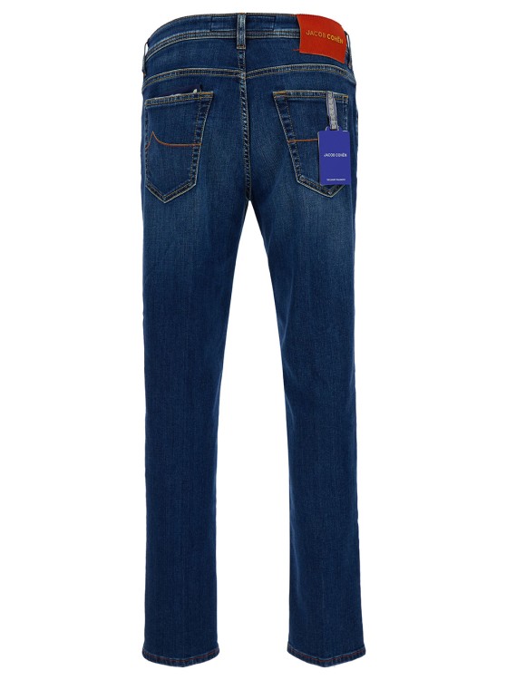 Jacob Cohen Blue Slim Jeans In In Cotton Blend In Black