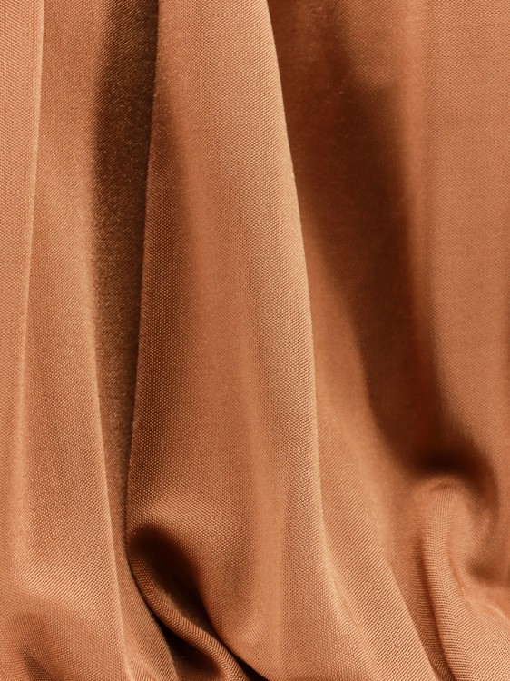 Shop Semi-couture Viscose Dress In Brown