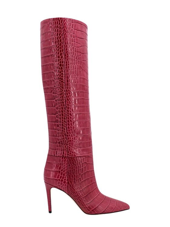 PARIS TEXAS RED LEATHER BOOTS