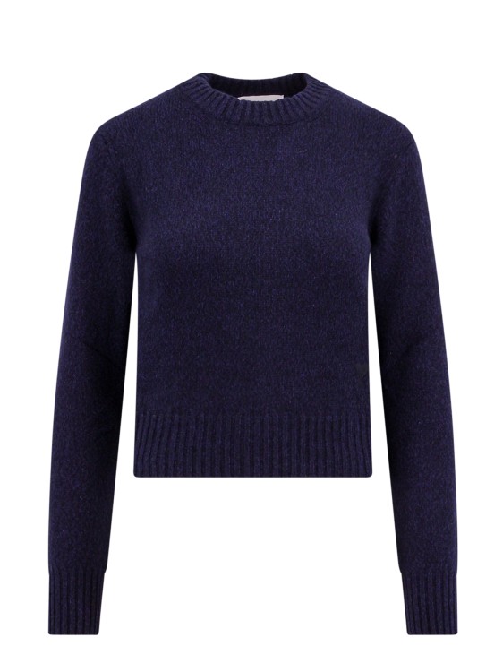 Shop Ami Alexandre Mattiussi Cashmere And Wool Sweater In Black