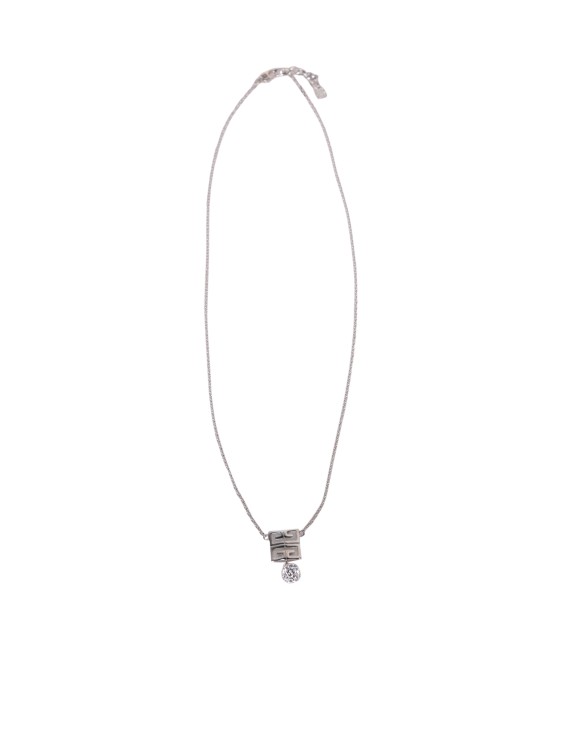 Givenchy Crystal Metal Necklace In Not Applicable