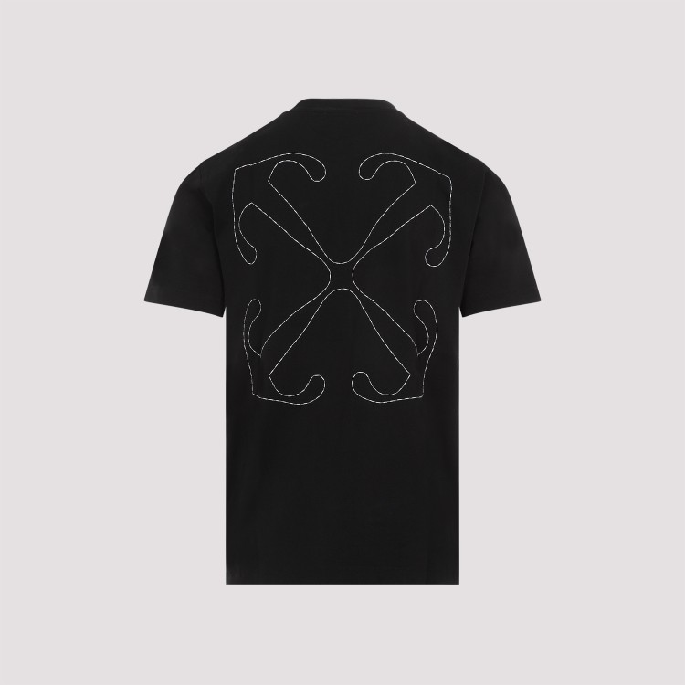 Shop Off-white Stitch Arrow T-shirt In Black