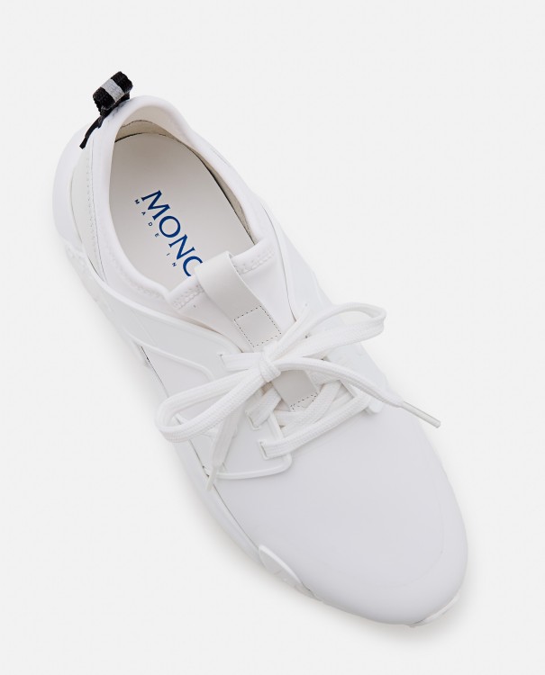 Shop Moncler Lunarove Low Top Sneakers In White