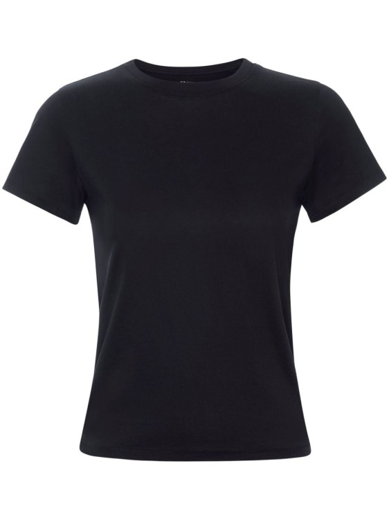 Frame Supima Cotton T-shirt In Black