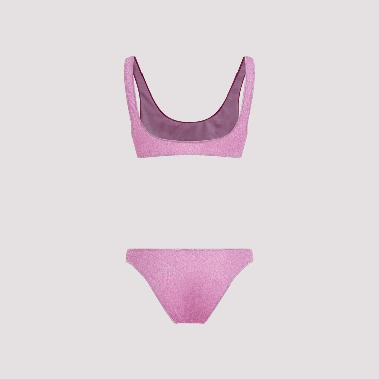 Shop Oseree Swimwear Lumiere Sporty Two Piece Bikini In Purple